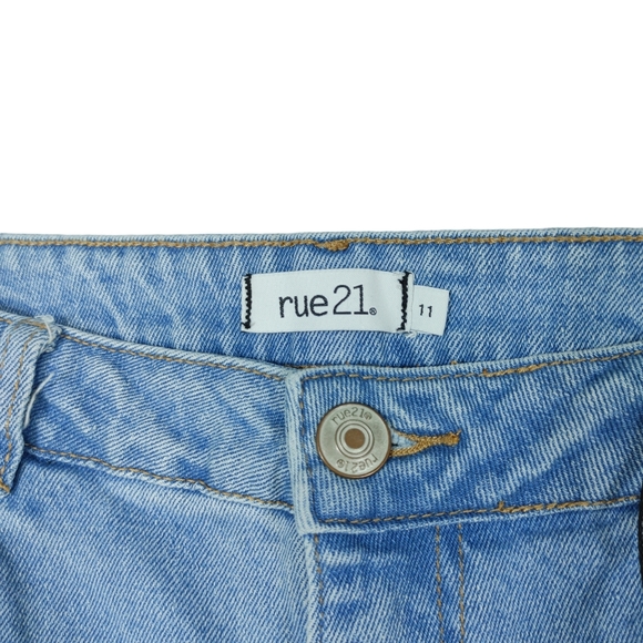 Rue 21 Flare Blue Denim Jeans Size 11 NWT - Picture 6 of 9